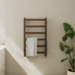 Toasty Balance Brushed Bronze Heated Towel Rail