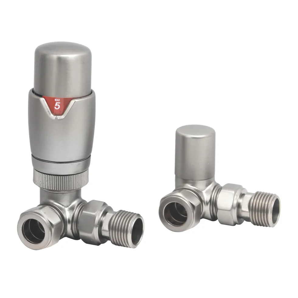 Toasty Brushed Nickel Thermostatic Radiator Valve