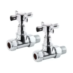 Toasty Chrome Crosshead Manual Radiator Valve