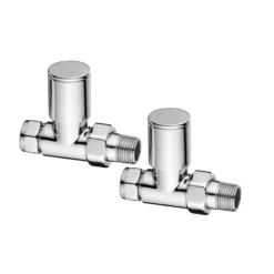 Toasty Chrome Round Manual Valve