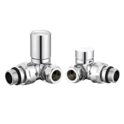 Toasty Chrome Round Manual Valve