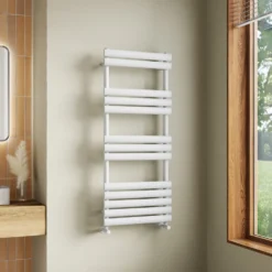 Toasty Eden Matt White Heated Towel Rail