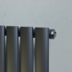 Toasty Ember Anthracite Oval Panel Horizontal Radiator