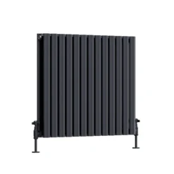 Toasty Ember Anthracite Oval Panel Horizontal Radiator