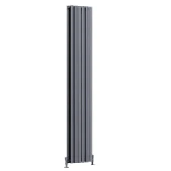 Toasty Ember Anthracite Oval Panel Vertical Radiator