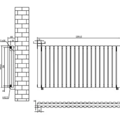 Toasty Ember White Oval Panel Horizontal Radiator