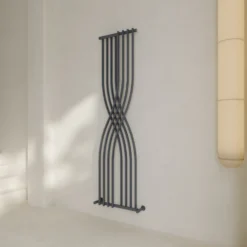 Toasty Embrace Anthracite Vertical Radiator - 1775 x 450mm