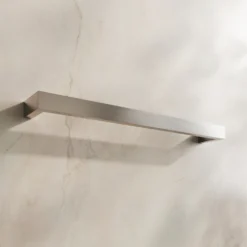 Toasty Flare Brushed Stainless Steel Electric Heated Towel Rail