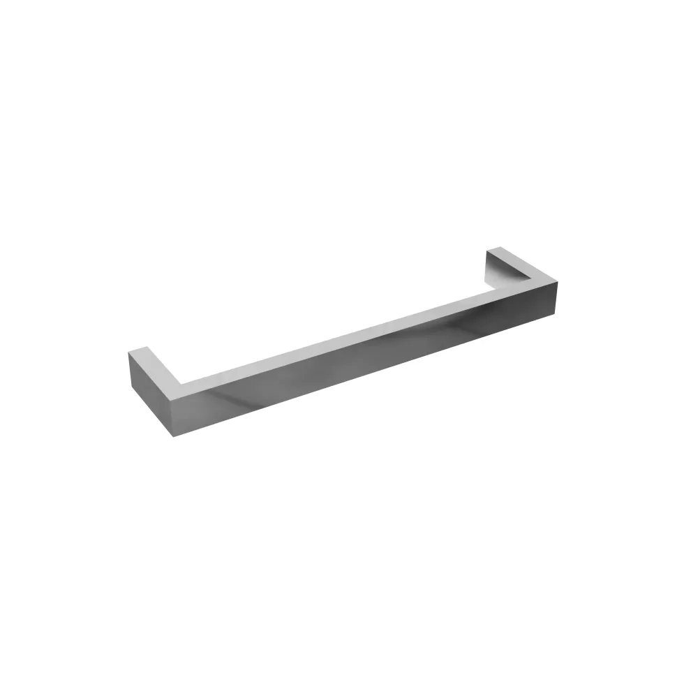 Toasty Flare Polished Stainless Steel Electric Heated Towel Rail