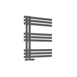 Toasty Flux Matt Carbon Anthracite Flat Panel Heated Towel Rail
