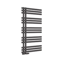 Toasty Flux Matt Carbon Anthracite Flat Panel Heated Towel Rail
