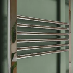 Toasty Glow Chrome 22mm Electric Heated Ladder Towel Rail with Heating Element