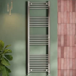 Toasty Glow Chrome 22mm Heated Ladder Towel Rail