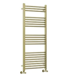 Toasty Glow Premium Brushed Brass 25mm Heated Towel Rail