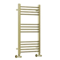 Toasty Glow Premium Brushed Brass 25mm Heated Towel Rail