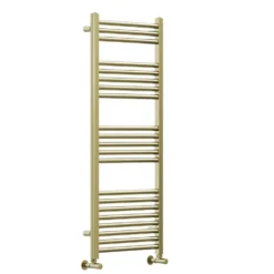 Toasty Glow Premium Brushed Brass 25mm Heated Towel Rail