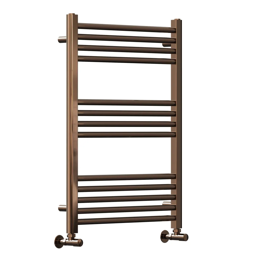 Toasty Glow Premium Brushed Bronze 25mm Heated Towel Rail