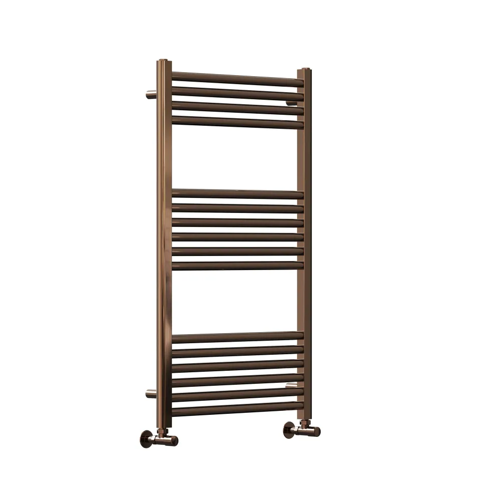 Toasty Glow Premium Brushed Bronze 25mm Heated Towel Rail