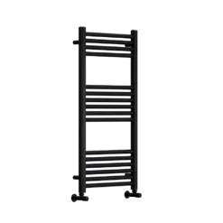 Toasty Glow Premium Matt Black 25mm Heated Towel Rail