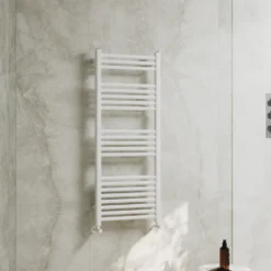 Toasty Glow Premium Matt White 25mm Heated Towel Rail