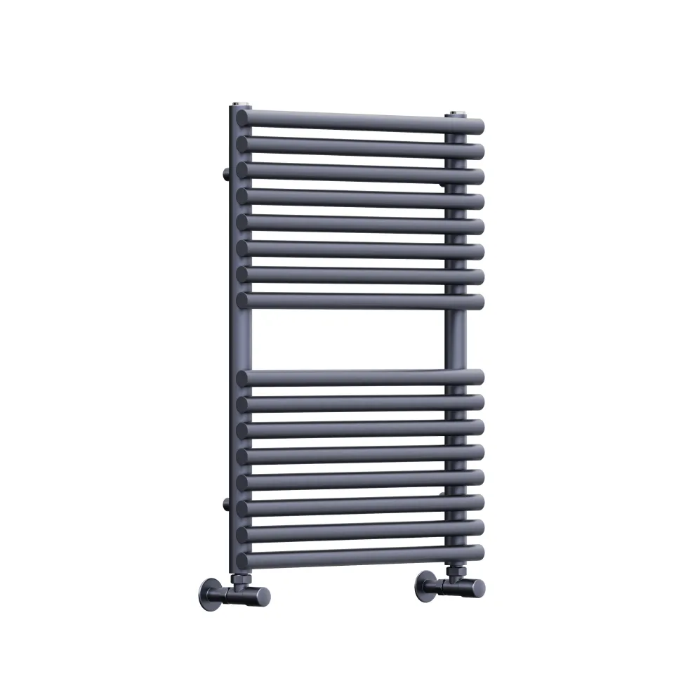 Toasty Halo Anthracite Bar on Bar Heated Towel Rail