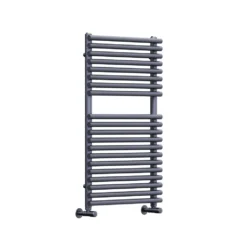 Toasty Halo Anthracite Bar on Bar Heated Towel Rail