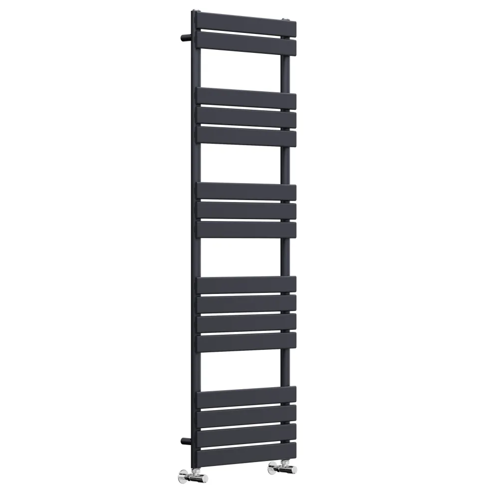 Toasty Hush Anthracite Flat Panel Heated Towel Rail