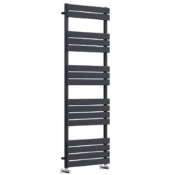 Toasty Hush Anthracite Flat Panel Heated Towel Rail