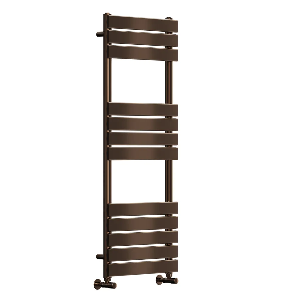Toasty Hush Brushed Bronze Flat Panel Heated Towel Rail