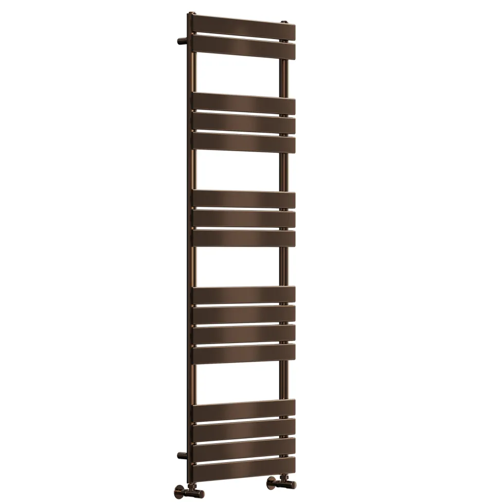 Toasty Hush Brushed Bronze Flat Panel Heated Towel Rail