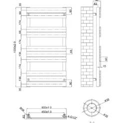Toasty Hush Chrome Flat Panel Heated Towel Rail