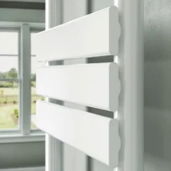 Toasty Hush White Flat Panel Heated Towel Rail