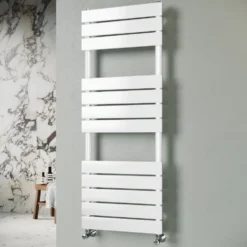 Toasty Hush White Flat Panel Heated Towel Rail