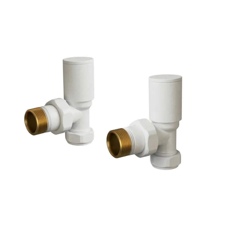Toasty Matt White Dual Fuel Kit With Manual Element, Valves And T-Piece