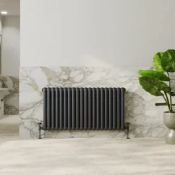 Toasty Mellow Anthracite Horizontal 2 Column Radiator