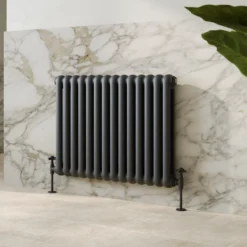 Toasty Mellow Anthracite Horizontal 2 Column Radiator