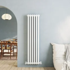 Toasty Mellow White Vertical 2 Column Radiator