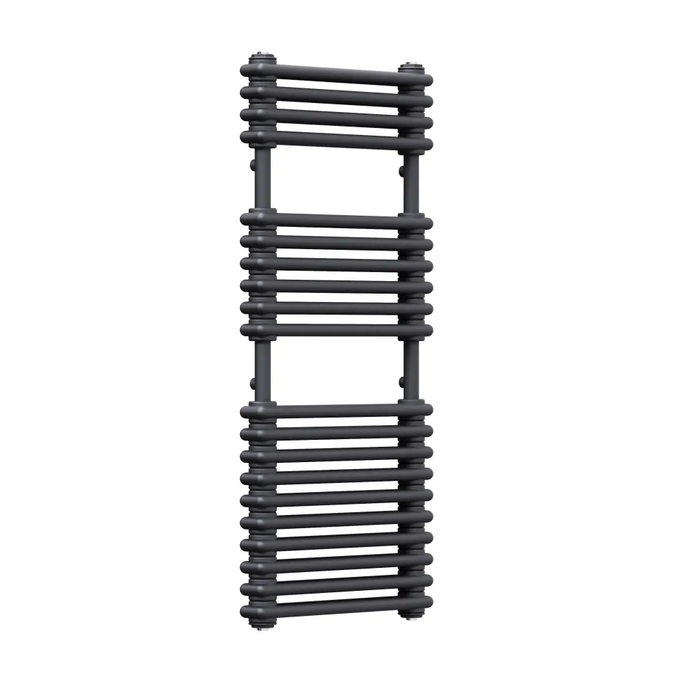 Toasty Montford Anthracite Traditional Column Heated Towel Rail