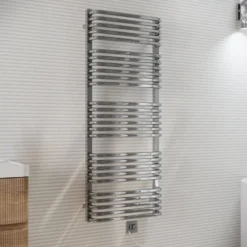 Toasty Nest Chrome Electric Heated Towel Rail with Heating Element