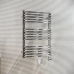 Toasty Nest Chrome Electric Heated Towel Rail with Heating Element