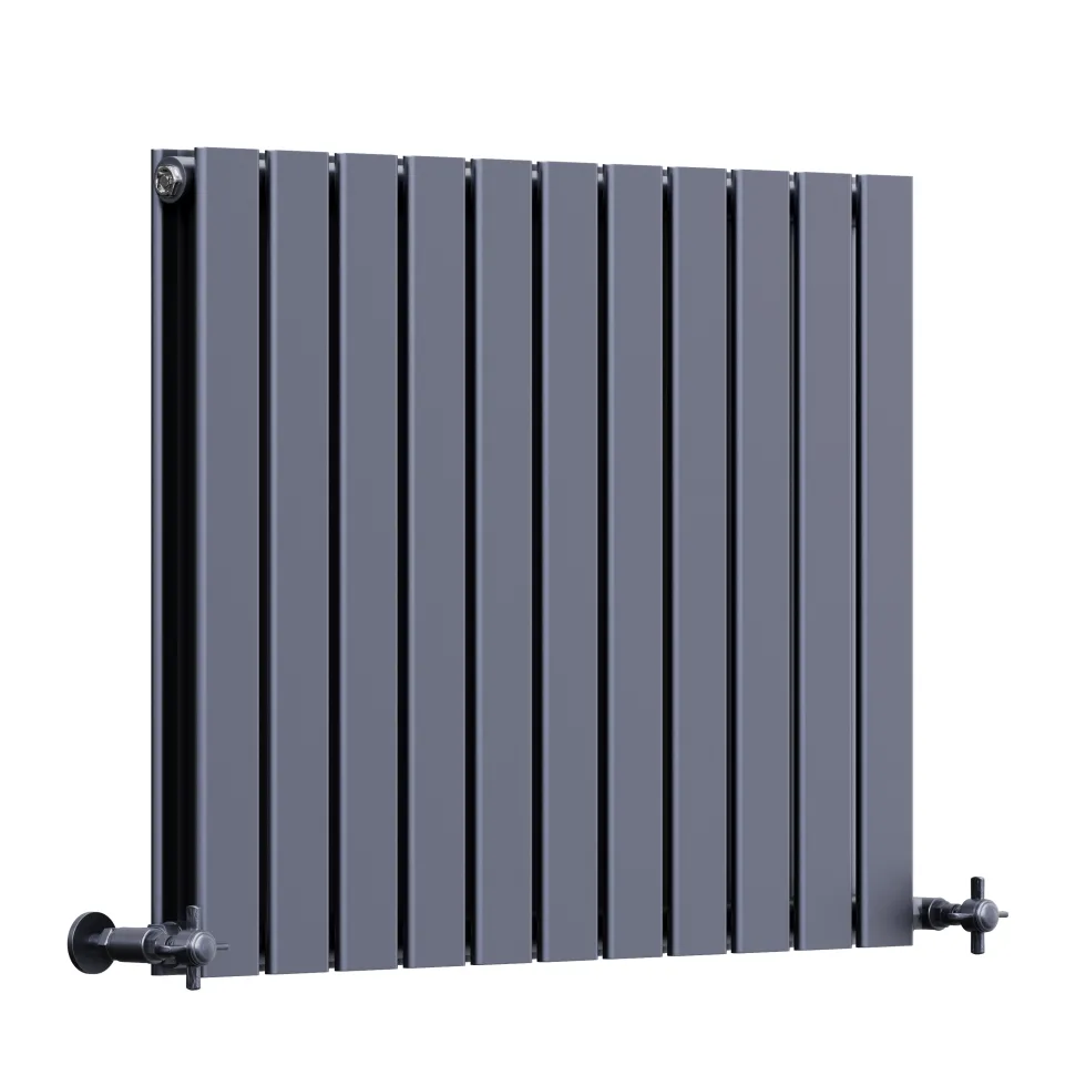 Toasty Radiance Anthracite Flat Panel Horizontal Radiator