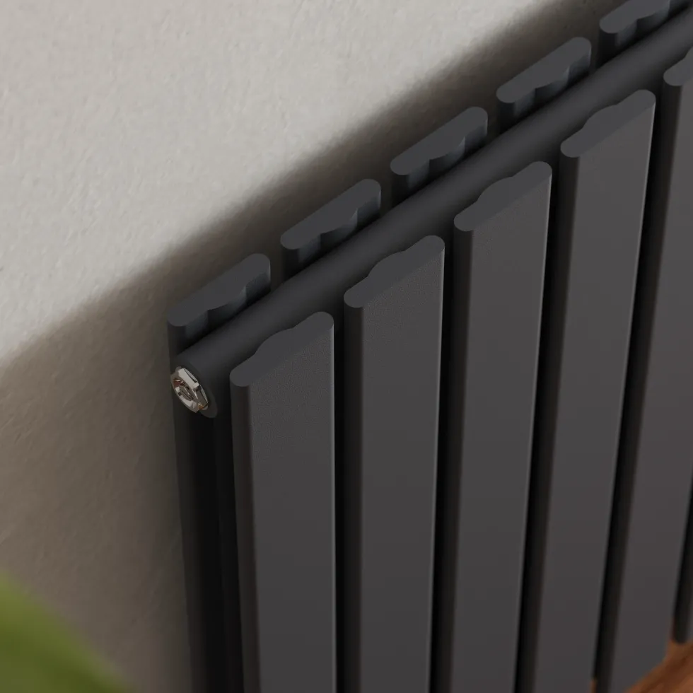 Toasty Radiance Anthracite Flat Panel Horizontal Radiator
