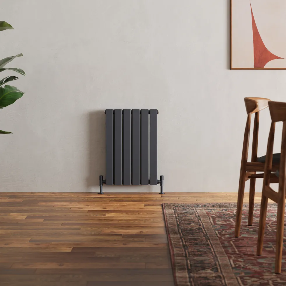 Toasty Radiance Anthracite Flat Panel Horizontal Radiator