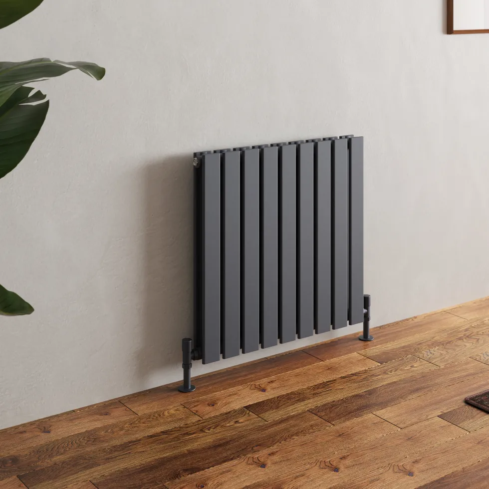 Toasty Radiance Anthracite Flat Panel Horizontal Radiator