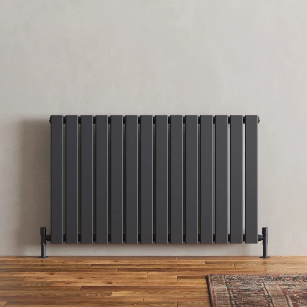 Toasty Radiance Anthracite Flat Panel Horizontal Radiator