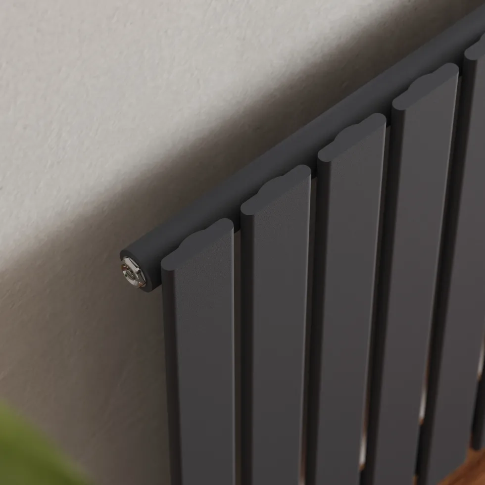 Toasty Radiance Anthracite Flat Panel Horizontal Radiator