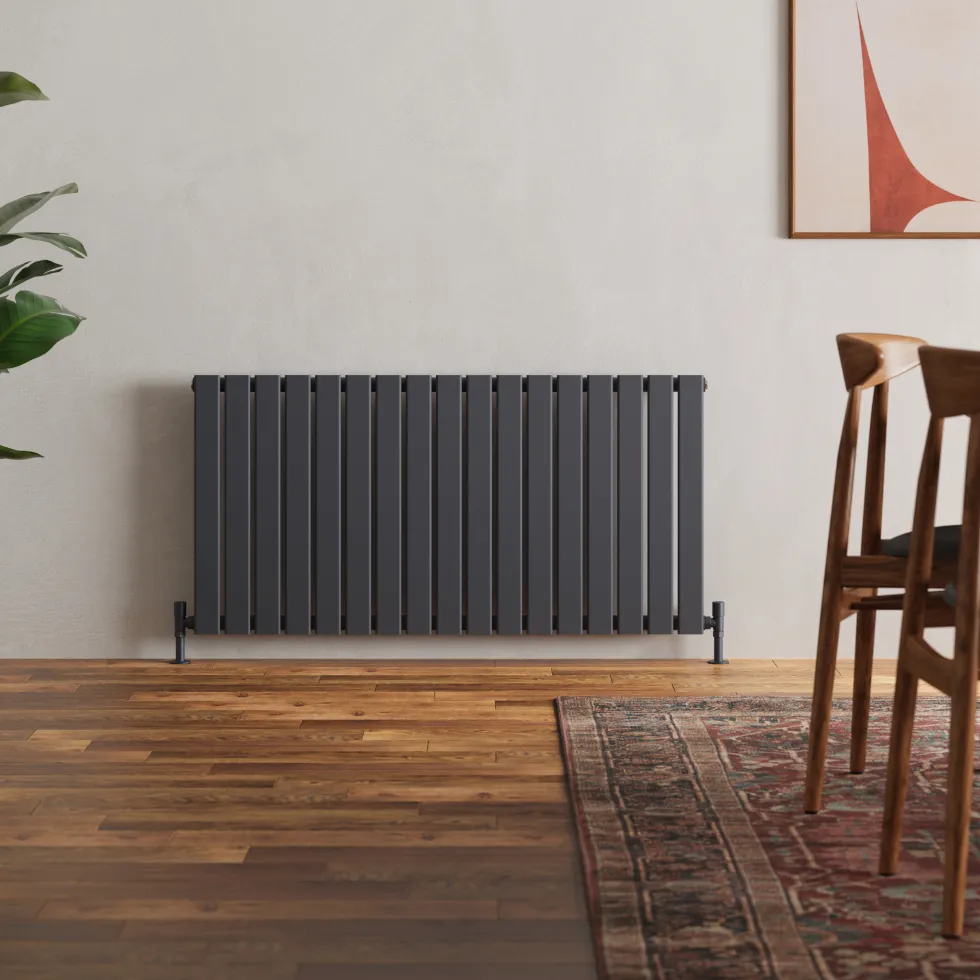 Toasty Radiance Anthracite Flat Panel Horizontal Radiator