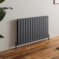 Toasty Radiance Anthracite Flat Panel Horizontal Radiator