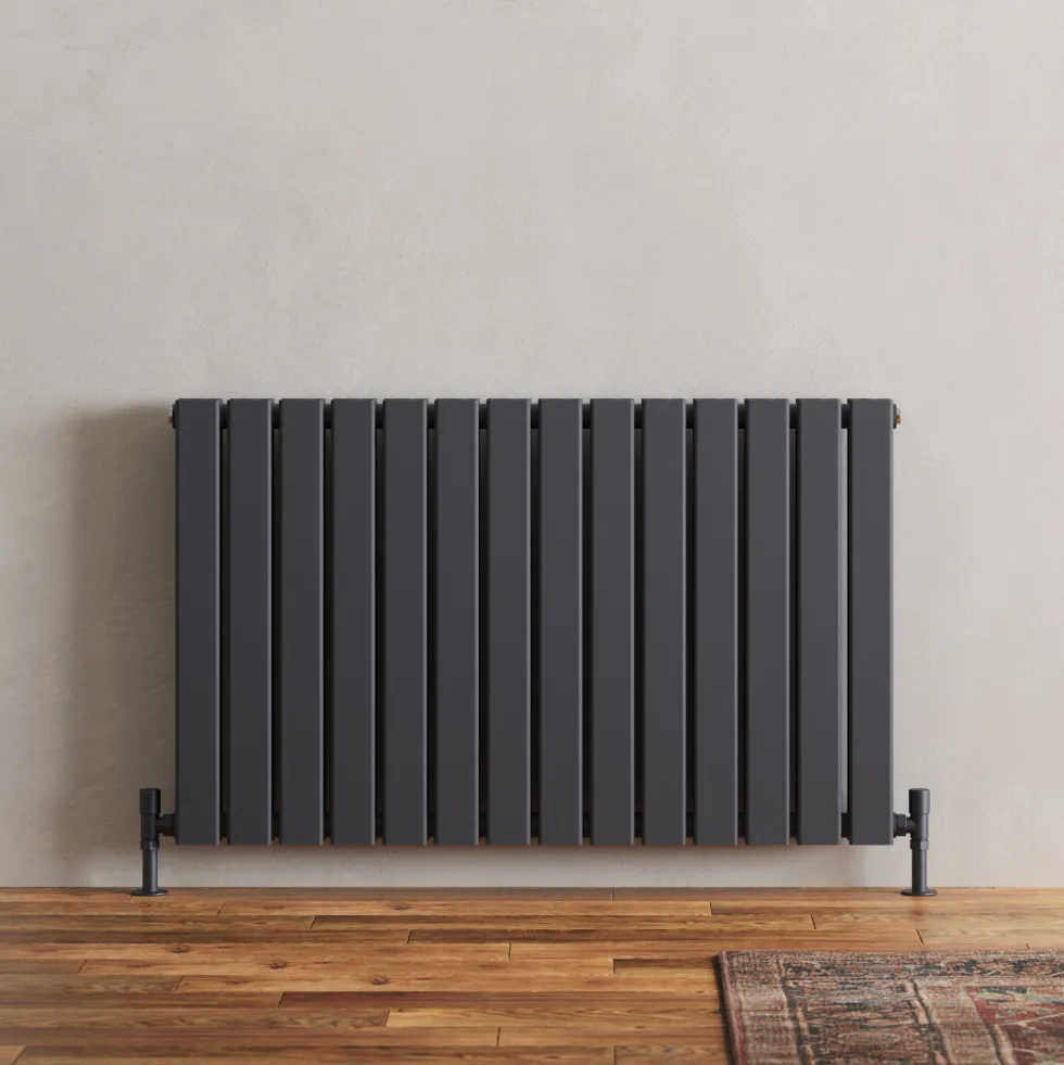 Toasty Radiance Anthracite Flat Panel Horizontal Radiator