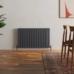 Toasty Radiance Anthracite Flat Panel Horizontal Radiator